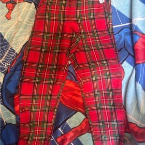 Old Navy Red Plaid Pajama Bottoms